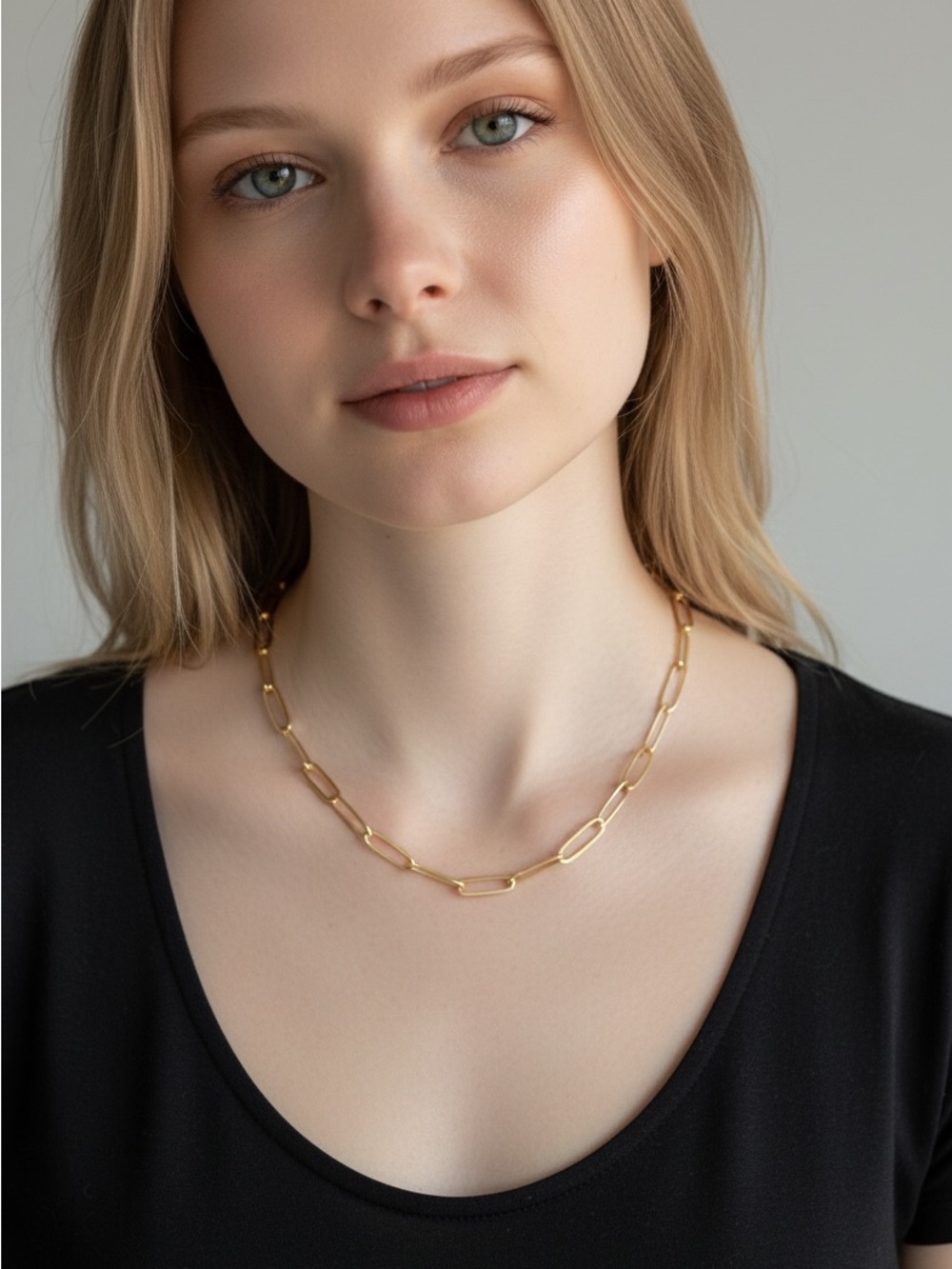 9/23 Classic Gold Link Chain Necklace - Elegant Women’s Jewelry